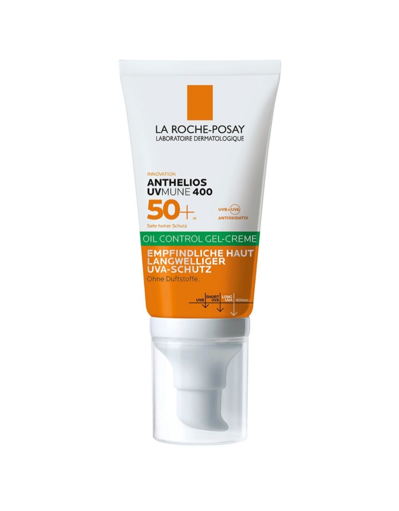 دژەخۆری لا ڕۆش پۆزەی ئانتیلیۆس ئۆیڵ کۆنترۆڵ SPF 50+